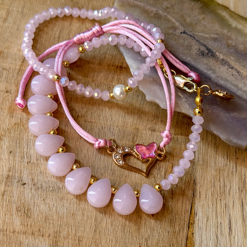 Pinkopal Armband-Set