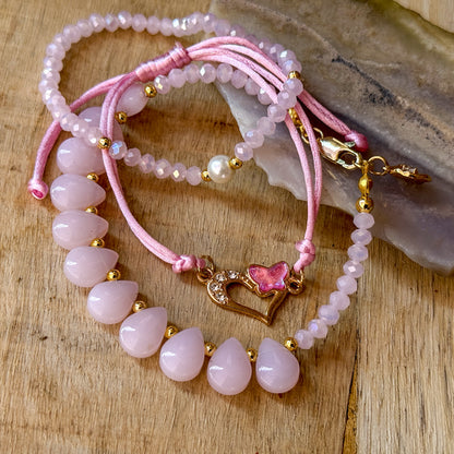 Pinkopal Armband-Set