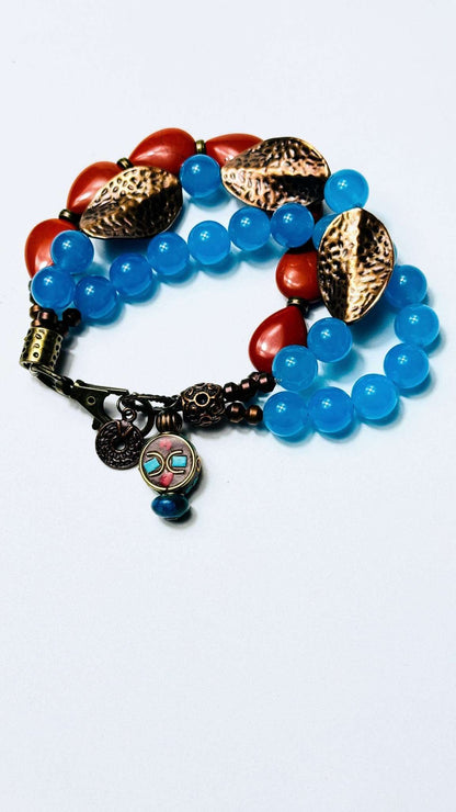 Topas - Jaspis Armband