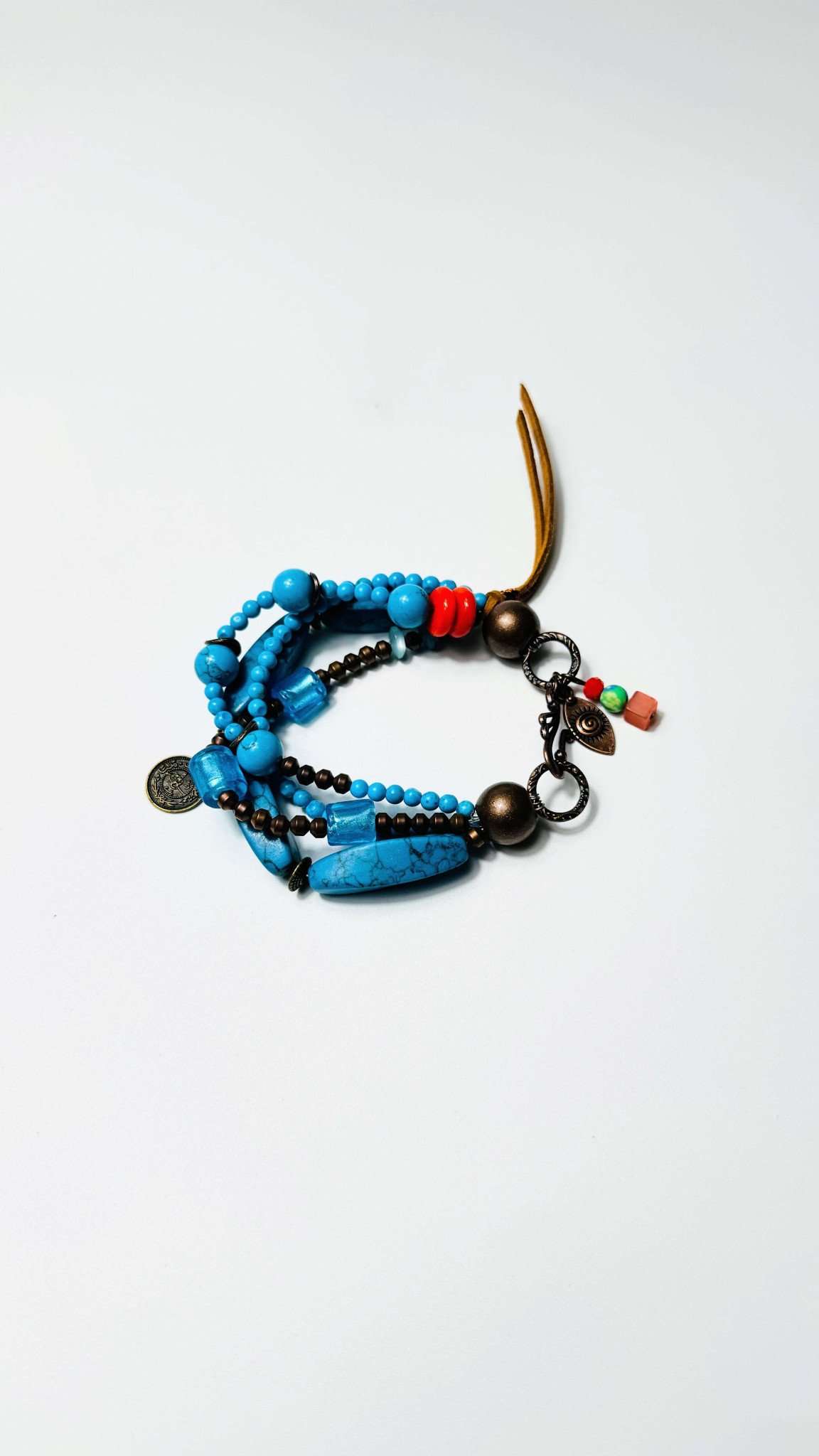 Türkis-Howlith Armband Damen