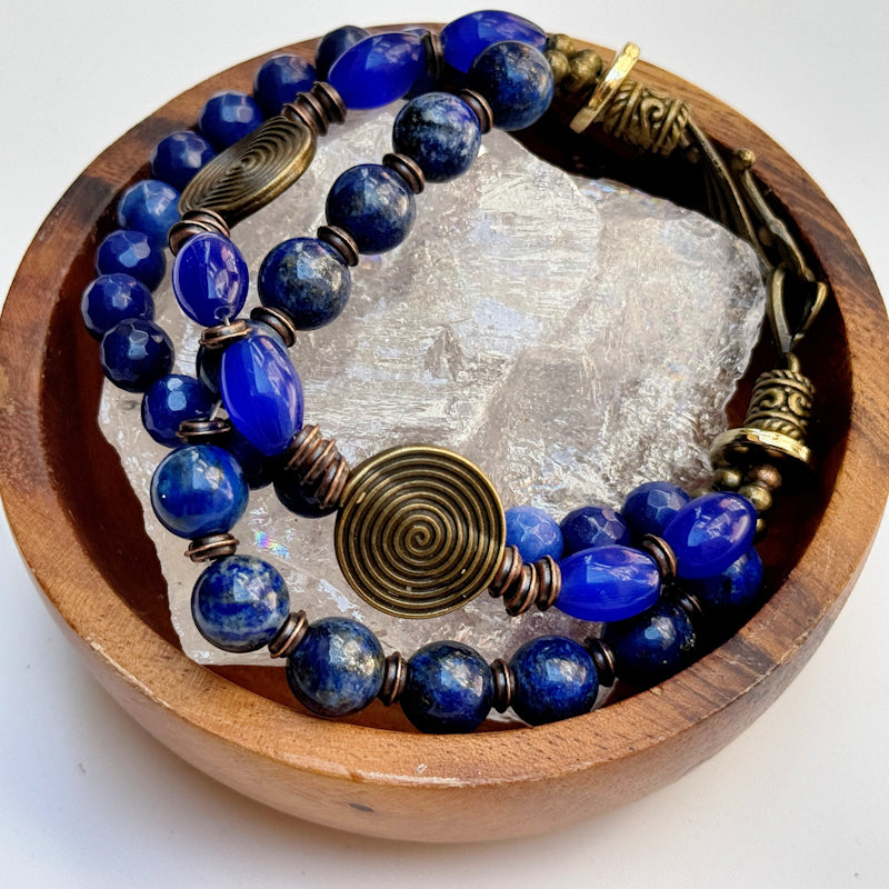 Lapislazuli - Opal Armband