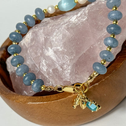 Opal & Aquamarin Schmuckset