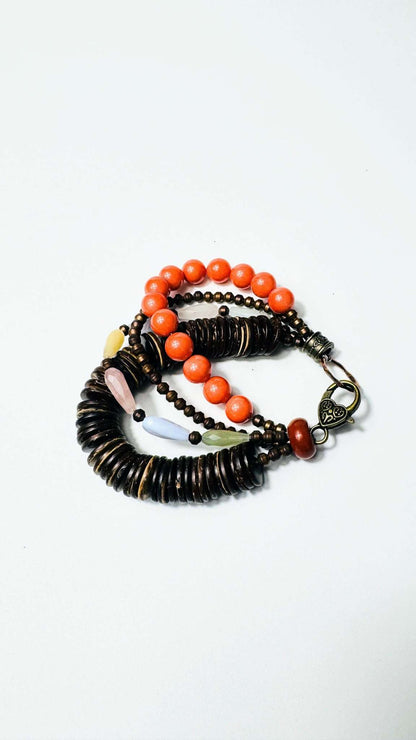 Kokosnuss Armband