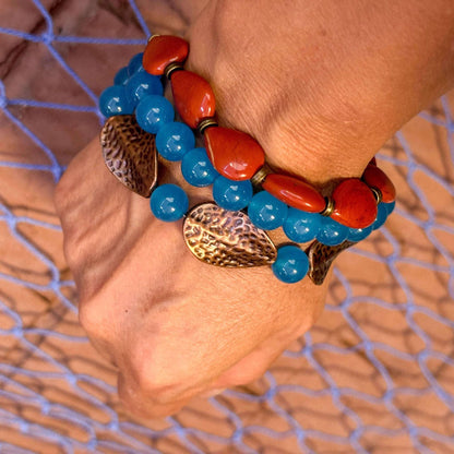 Topas - Jaspis Armband