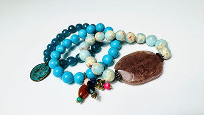 Türkisblau Armband